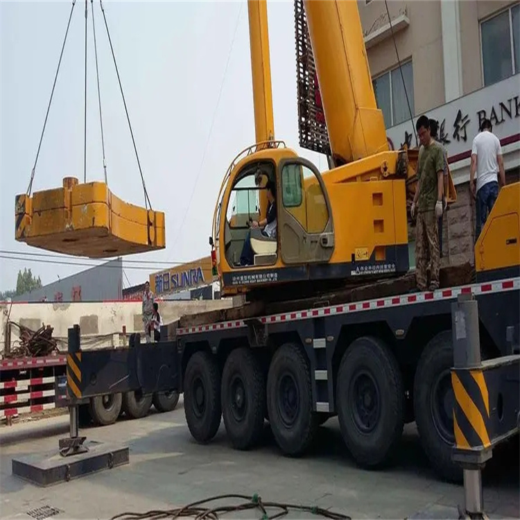 金川当地吊车出租|机器吊装|75吨|工厂搬迁服务